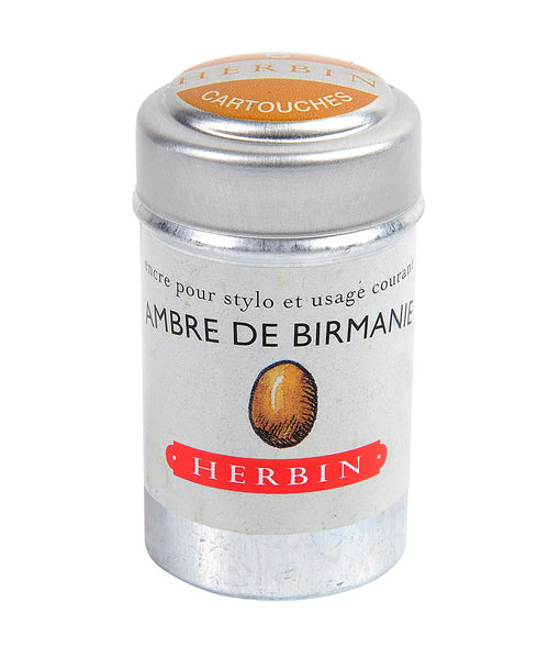 J Herbin Ink Cartridges - Ambre de Birmanie (Burmese Amber)