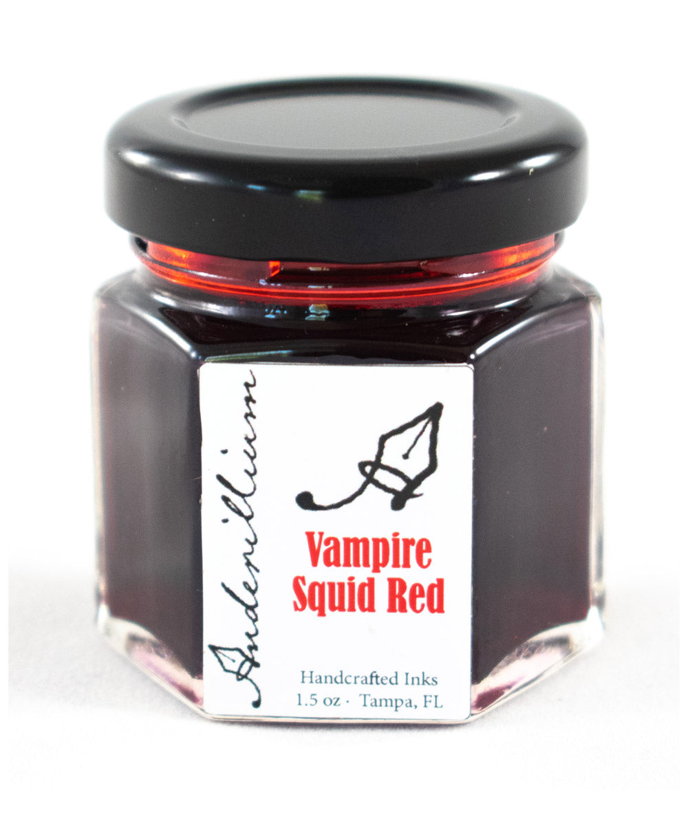 Anderillium Fountain Pen Ink - Vampire Squid Red | The Hamilton Pen Company