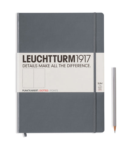 Leuchtturm1917 Master Slim (A4+) Hardcover Notebook - Anthracite