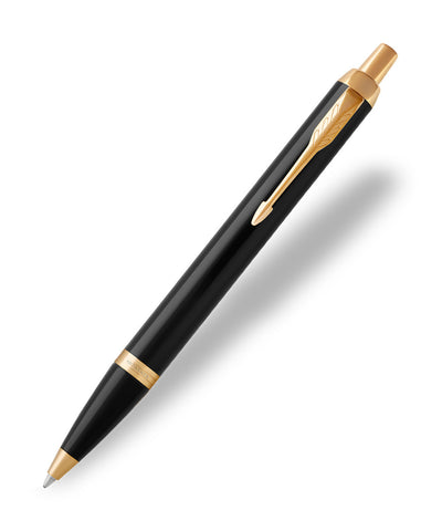 Parker IM Ballpoint Pen - Black with Gold Trim