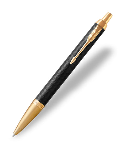 Parker IM Premium Ballpoint Pen - Black with Gold Trim
