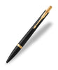 Parker Urban Ballpoint Pen - Muted Black with Gold Trim