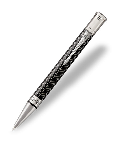 Parker Duofold Prestige Ballpoint Pen - Black Chevron