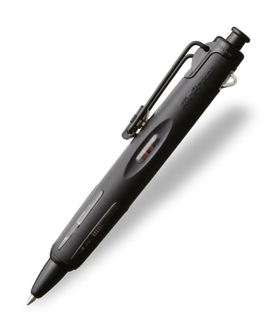 Tombow Airpress Ballpoint Pen - Black, Black Clip