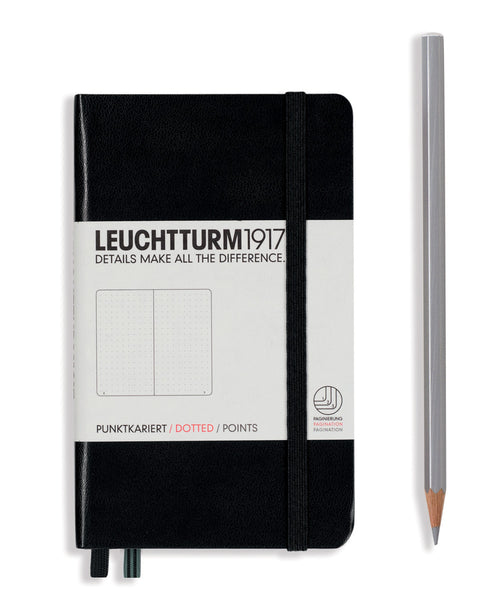 Leuchtturm1917 Pocket (A6) Hardcover Notebook - Black