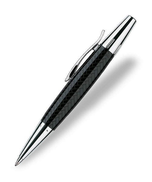 Faber-Castell e-motion Ballpoint Pen - Black Parquet