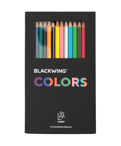 Blackwing Colors Coloured Pencils - Box of 12 Assorted Colours