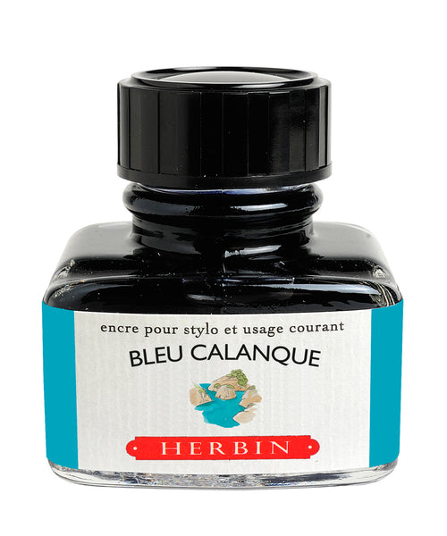 J Herbin Ink (30ml) - Bleu Calanque (Cove Blue)