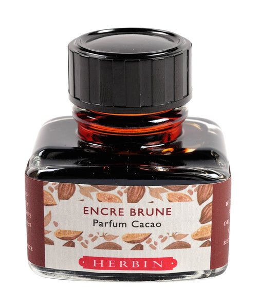 J Herbin Scented Ink (30ml) - Brown (Cocoa scented)