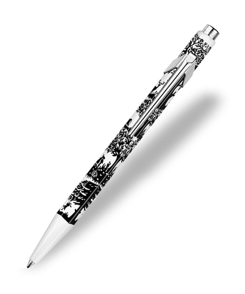 Caran d'Ache 849 Decoupage Ballpoint Pen - Black/White