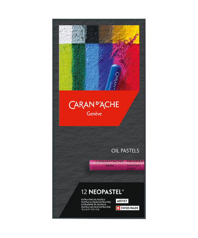 Caran D'Ache Neopastel Wax Pastels - Set of 12