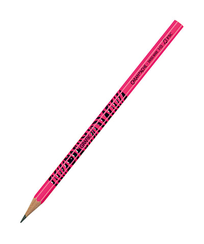 Caran d'Ache Grafik HB Pencil - Fluo Pink Zebra