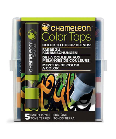 Chameleon Color Tops - 5 Assorted Earth Tones