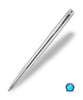 Fisher Cap-O-Matic Space Pen - Chrome with Capri Blue Swarovski