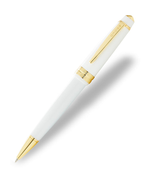 Cross Bailey Light Ballpoint Pen - White & Gold