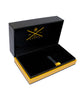 Cross Townsend Ballpoint Pen - Black Lacquer with 23ct Gold Plated Trim