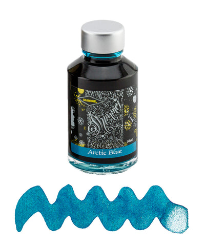 Diamine Shimmering Fountain Pen Ink - Arctic Blue