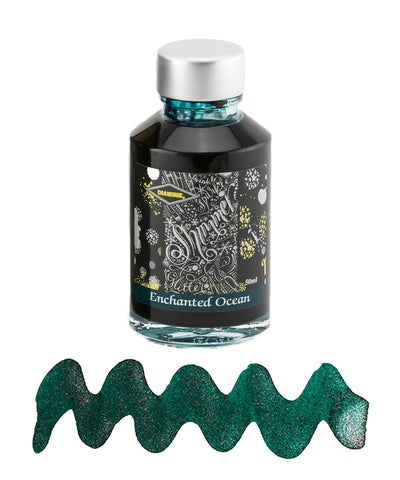 Diamine Shimmering Fountain Pen Ink - Enchanted Ocean