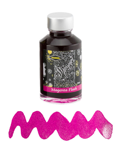 Diamine Shimmering Fountain Pen Ink - Magenta Flash