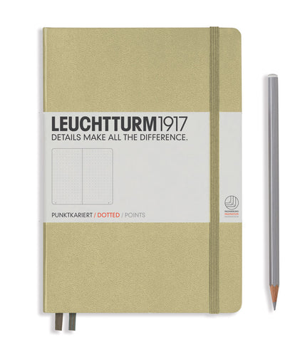 Leuchtturm1917 Medium (A5) Hardcover Notebook - Sand