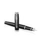 Parker IM Fountain Pen - Black with Chrome Trim