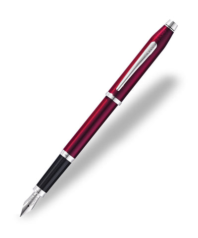 Cross Century II Fountain Pen - Translucent Plum with Rhodium Plated Trim