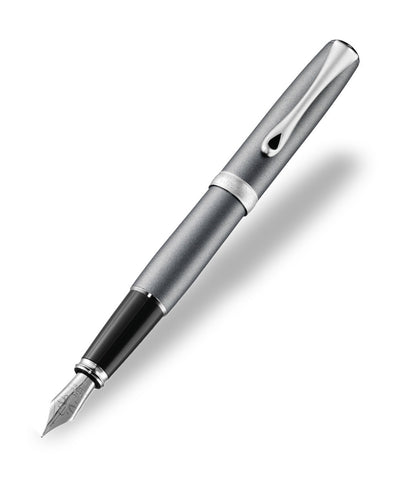 Diplomat Excellence Fountain Pen - Venezia Platin Matte Chrome