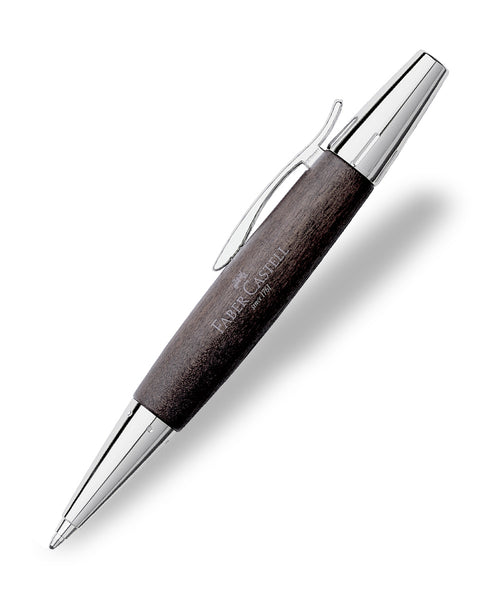 Faber-Castell e-motion Ballpoint Pen - Black Pearwood
