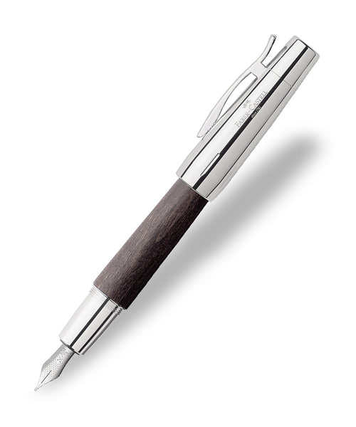 Faber-Castell e-motion Fountain Pen - Black Pearwood