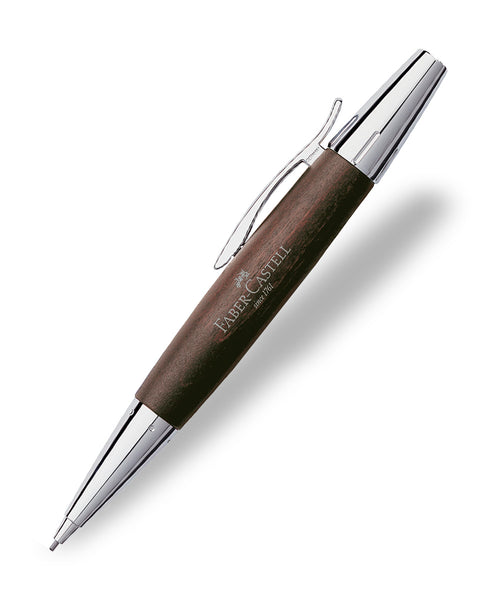 Faber-Castell e-motion Mechanical Pencil - Dark Brown Pearwood