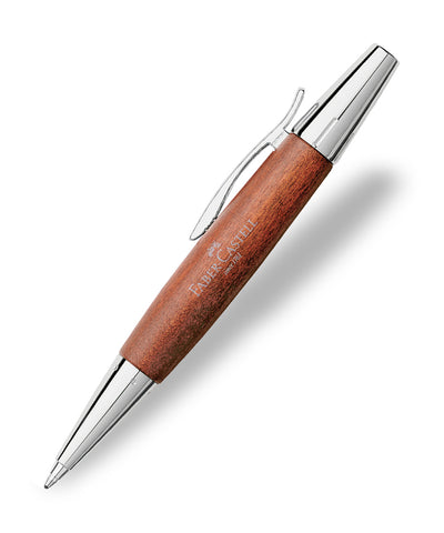 Faber-Castell e-motion Ballpoint Pen - Reddish Brown Pearwood