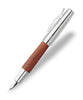Faber-Castell e-motion Fountain Pen - Reddish Brown Pearwood