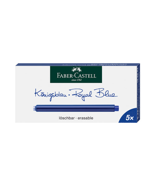 Faber-Castell Ink Cartridges (Long) - Royal Blue