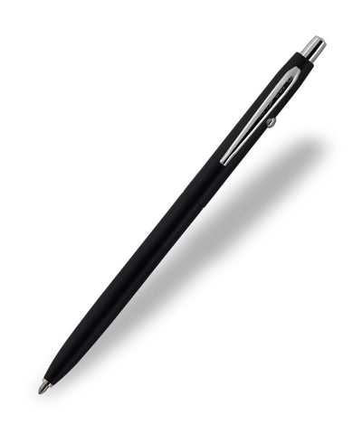 Fisher Shuttle Space Pen - Matte Black with Chrome Accents