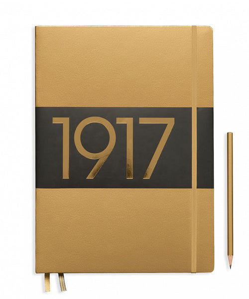 Leuchtturm1917 Master Slim (A4+) Hardcover Notebook - Gold