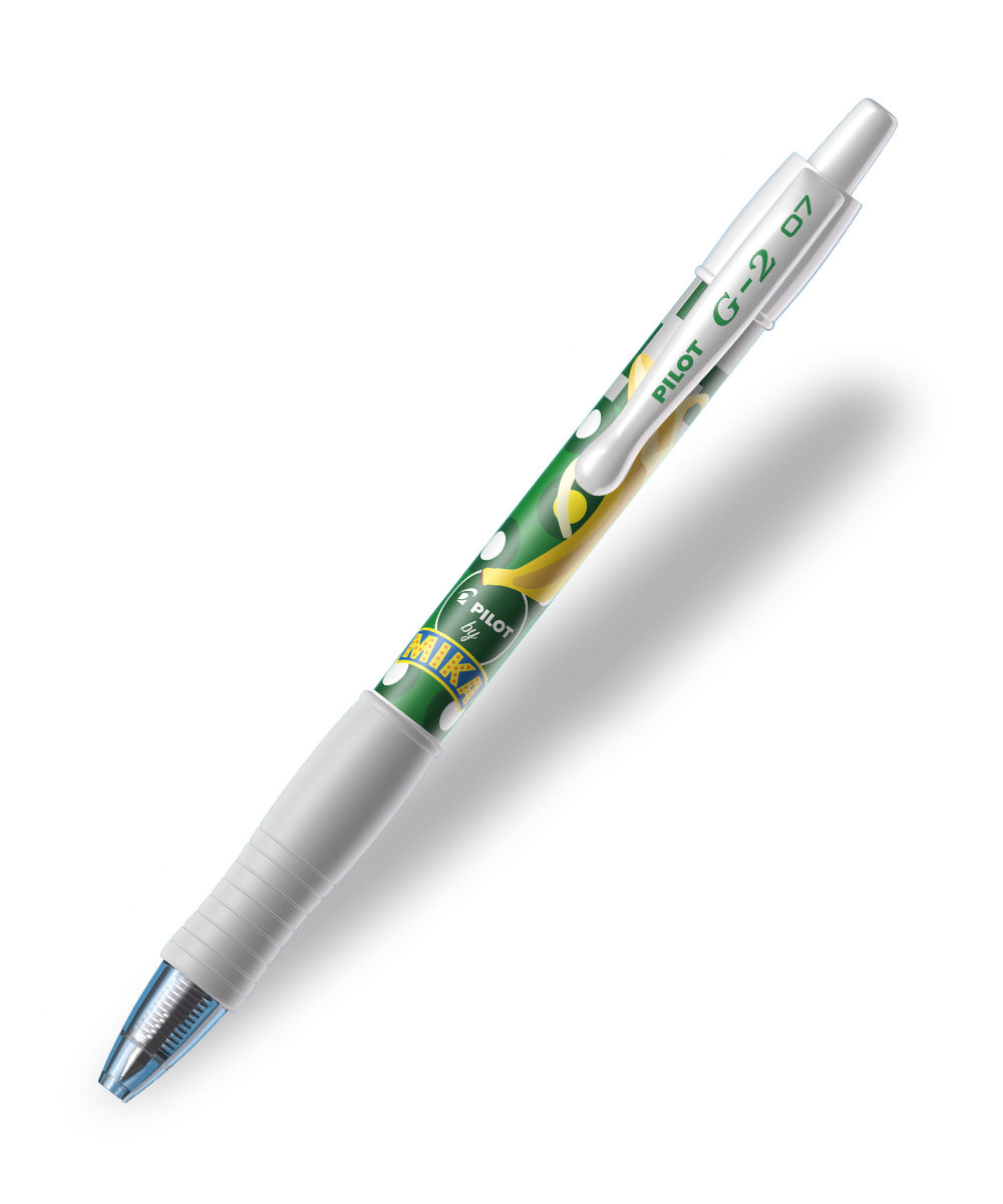 PILOT Gelschreiber G2 07 MIKA Limited Edition, Schwarz – Mit Clip Für Unterwegs