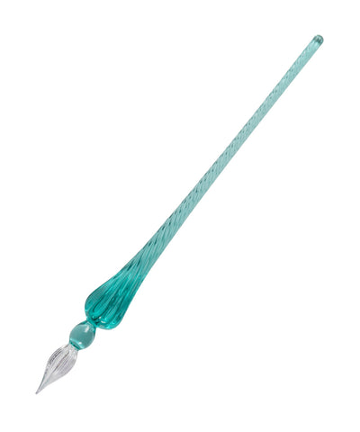 J Herbin Glass Dip Pen - Turquoise