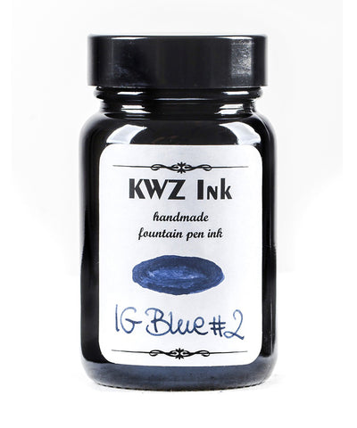 KWZ Iron Gall Fountain Pen Ink - Blue No.2