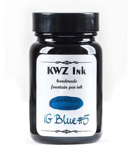 KWZ Iron Gall Fountain Pen Ink - Blue No.5