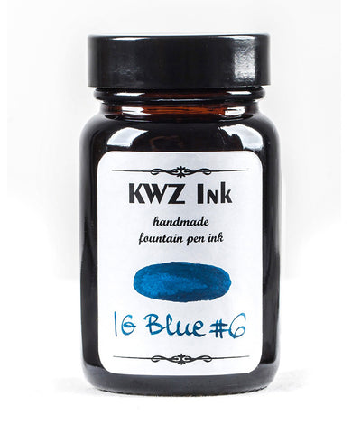 KWZ Iron Gall Fountain Pen Ink - Blue No.6