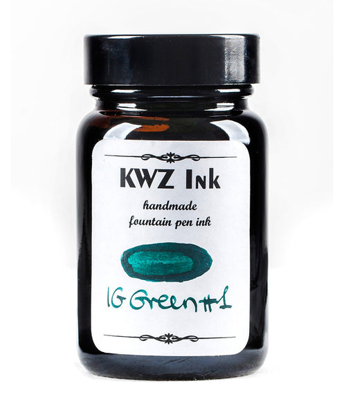 KWZ Iron Gall Fountain Pen Ink - Green No.1