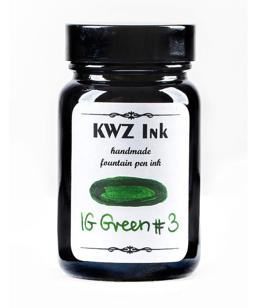 KWZ Iron Gall Fountain Pen Ink - Green No.3