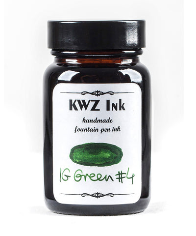 KWZ Iron Gall Fountain Pen Ink - Green No.4