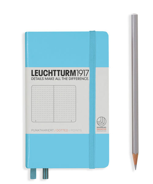 Leuchtturm1917 Pocket (A6) Hardcover Notebook - Ice Blue