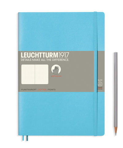 Leuchtturm1917 Composition (B5) Softcover Notebook - Ice Blue