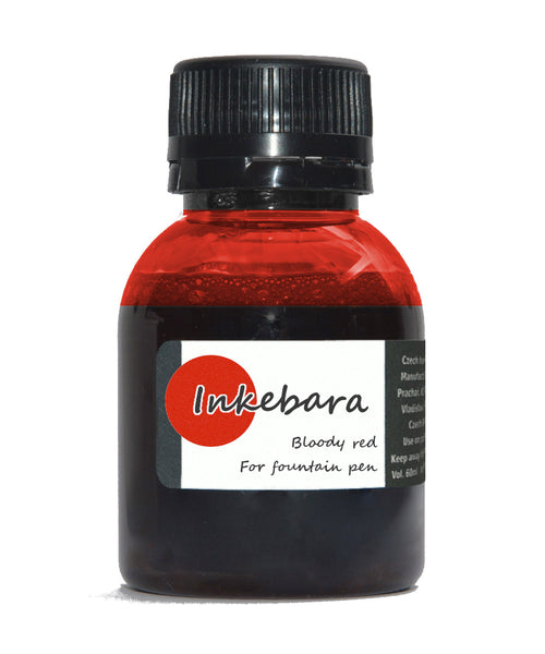 Inkebara Fountain Pen Ink - Bloody Red