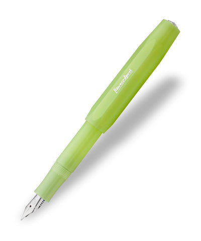 Kaweco Frosted Sport Fountain Pen - Fine Lime