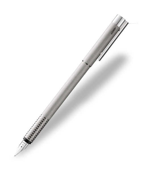 Lamy Logo Fountain Pen - Brushed Stainless
