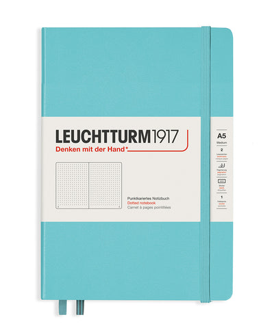 Leuchtturm1917 Medium (A5) Hardcover Notebook - Aquamarine