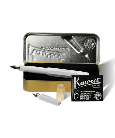Kaweco Skyline Sport Mini Calligraphy Set - White